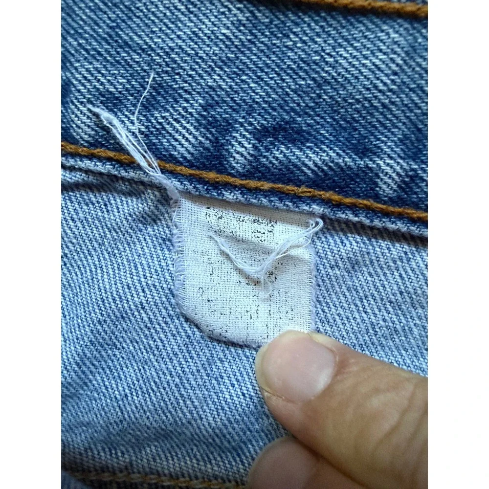 Levis 505 Regular Fit Straight Leg Jeans Light Wash Denim Mens 38x30